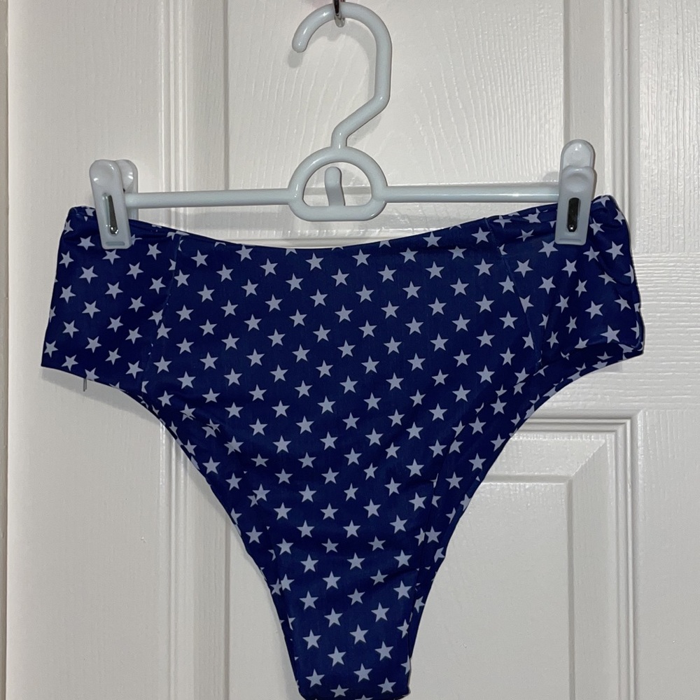 SHEIN Patriotic Bikini Bottom